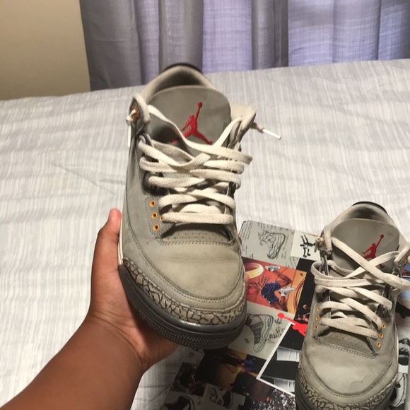 Size 9.5 no box cool gray 3s - Picture 2 of 6